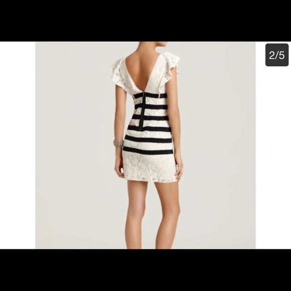 BCBG maxazria Renata lace dress sz6 - Picture 2 of 5